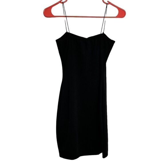 BooHoo Tight Bodycon Mini Dress Black Size 4 - Picture 5 of 8